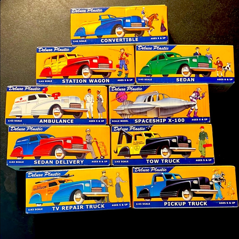 Kids Toy Car Set - Multicolor (9) New